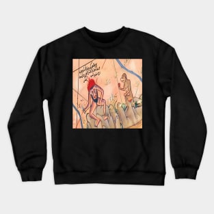 Creature in the first map of the world Crewneck Sweatshirt